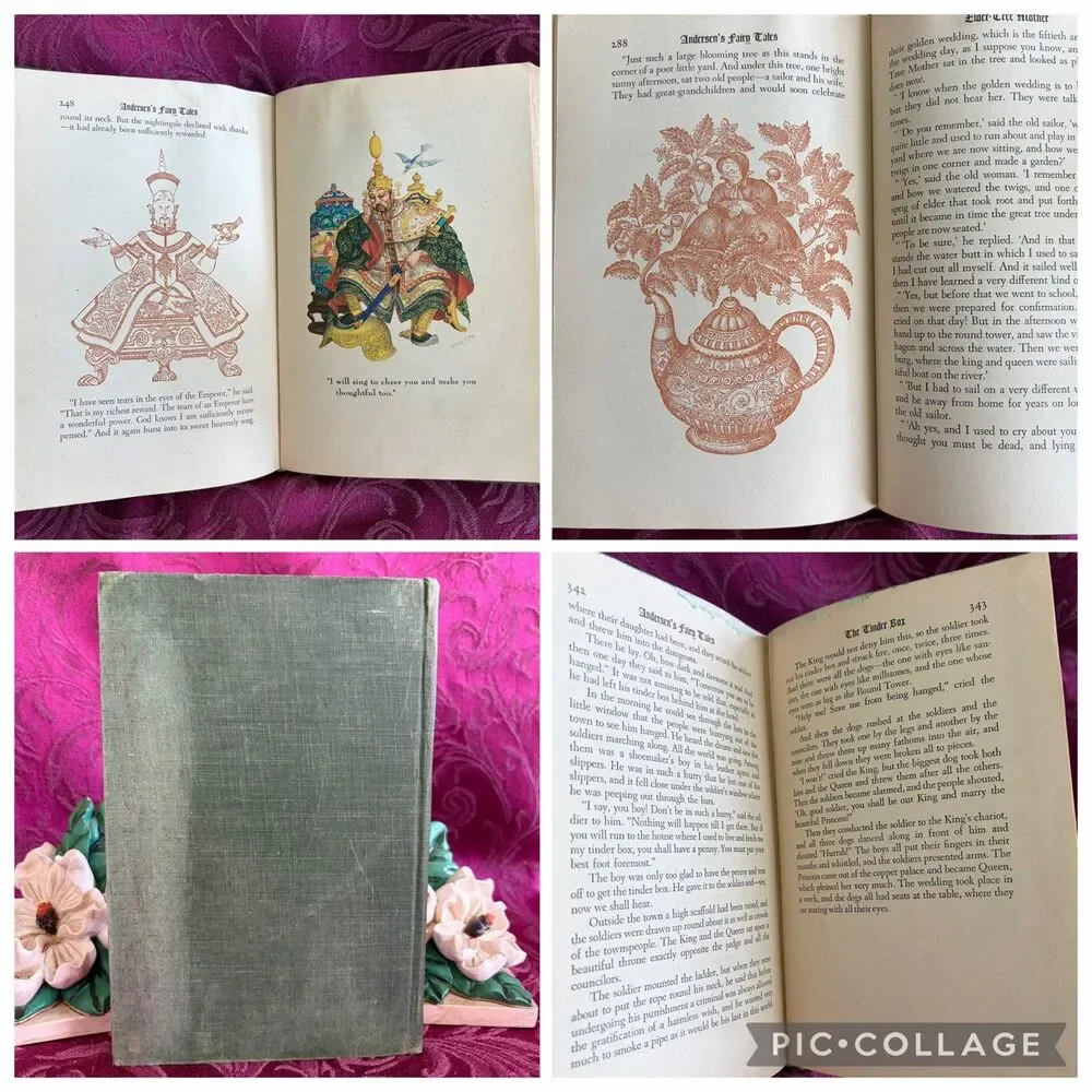 1945 Andersen's Fairy Tales by Hans Christian Andersen, Illustrated Vintage Book - Picture 10 of 11